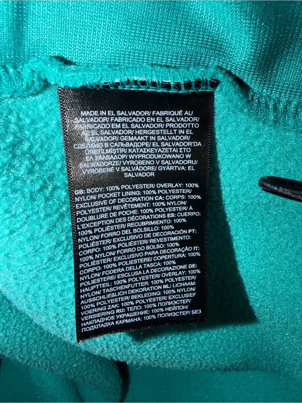The North Face Teal DENALI 2.0 Men Fleece Full Zipper Jacket Mens Medium Winter